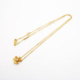 【6jib0559】ヴァンクリーフ＆アーペル ネックレス フリヴォル ミニ 1PD K18YG イエローゴールド ダイヤモンド【中古】レディース