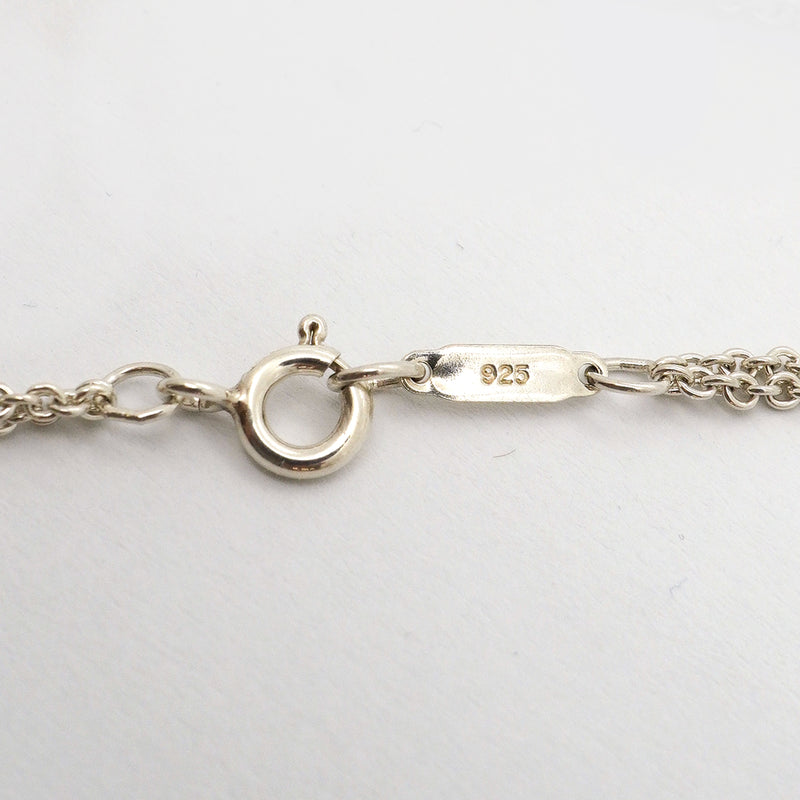 【6jib0560】ティファニー ネックレス インフィニティ ダブルチェーン シルバー925【中古】レディース