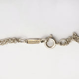 【6jib0560】ティファニー ネックレス インフィニティ ダブルチェーン シルバー925【中古】レディース