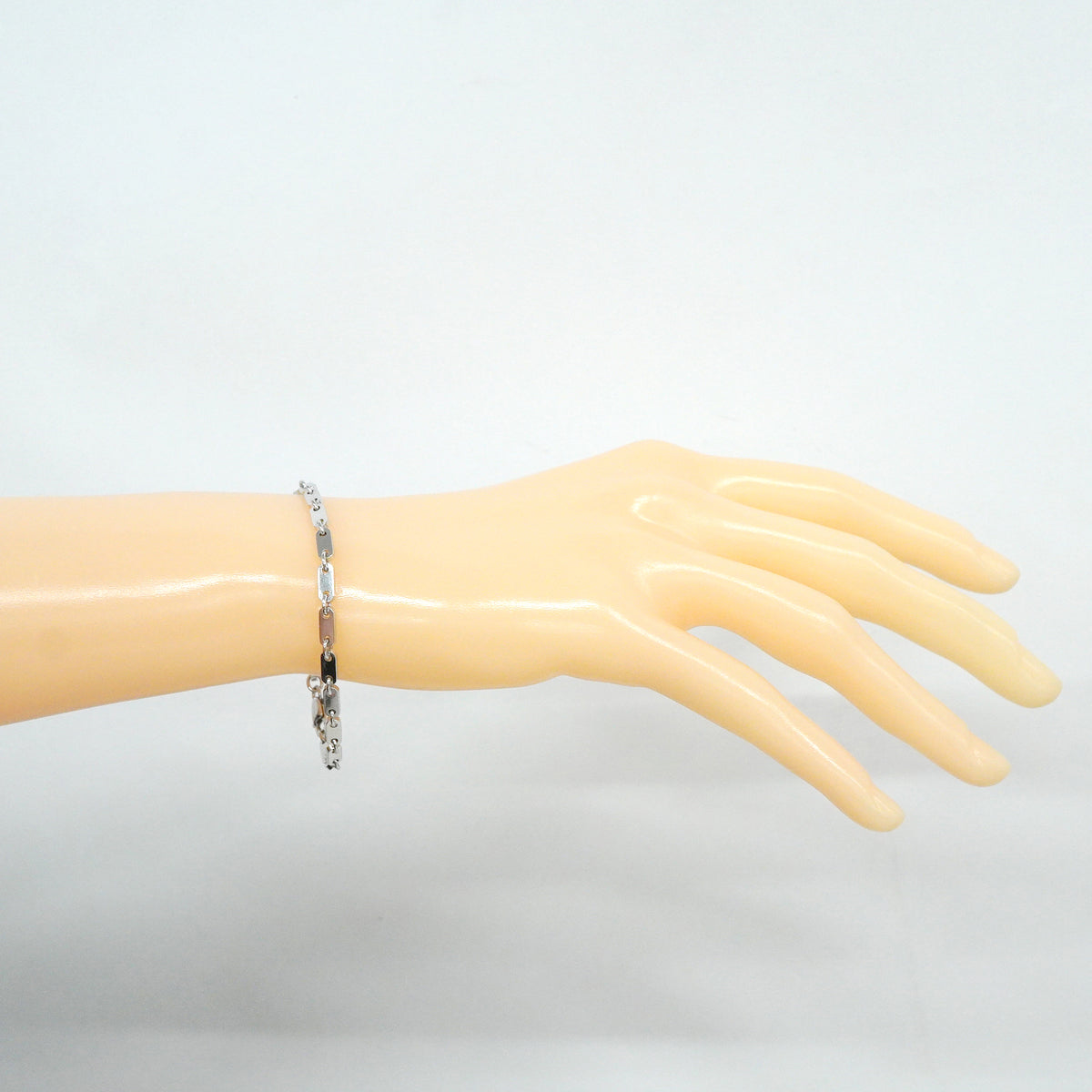 【6jib0582】カルティエ ブレスレット フィガロ K18WG ホワイトゴールド【中古】メンズ レディース ユニセックス
