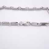 【6jib0582】カルティエ ブレスレット フィガロ K18WG ホワイトゴールド【中古】メンズ レディース ユニセックス