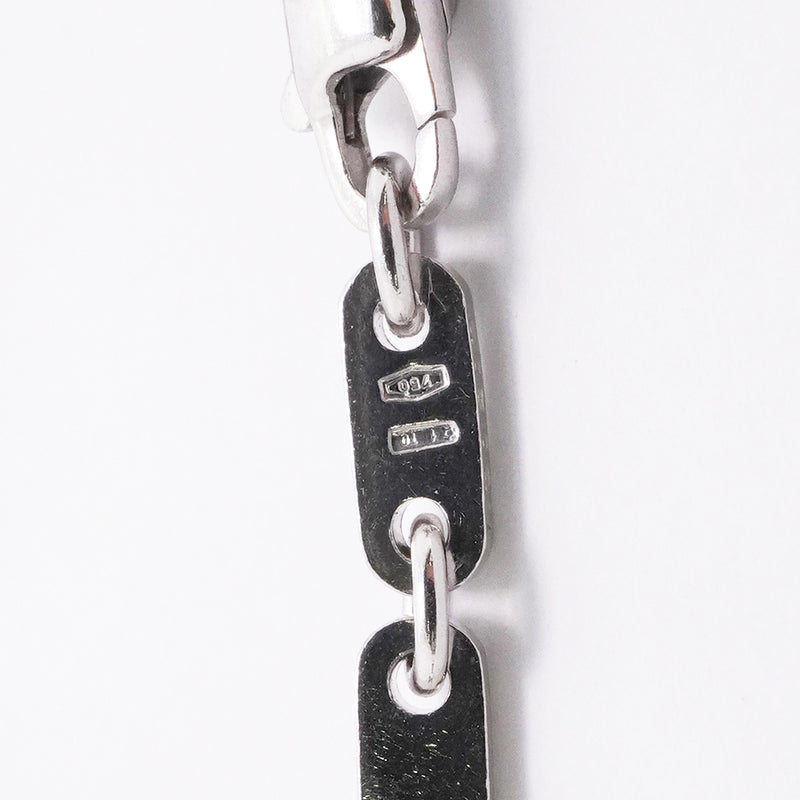 【6jib0582】カルティエ ブレスレット フィガロ K18WG ホワイトゴールド【中古】メンズ レディース ユニセックス