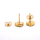 【6jib0583】ティファニー ピアス フルハート K18YG イエローゴールド【中古】レディース