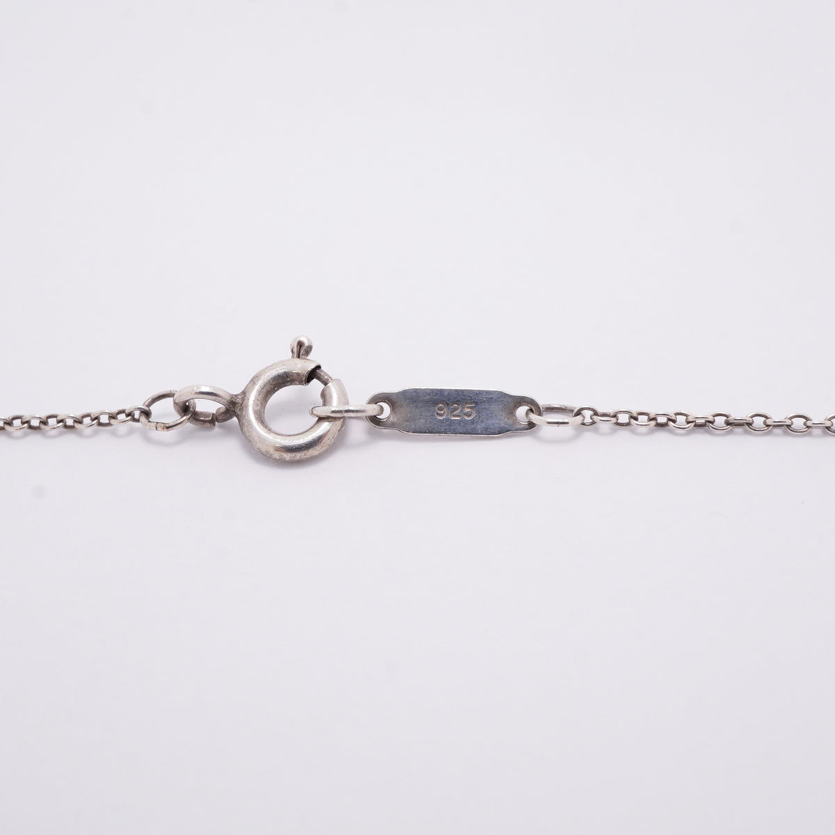 【6jib0584】ティファニー ネックレス 1837/ラウンドロック 1PD シルバー925 ダイヤモンド【中古】レディース