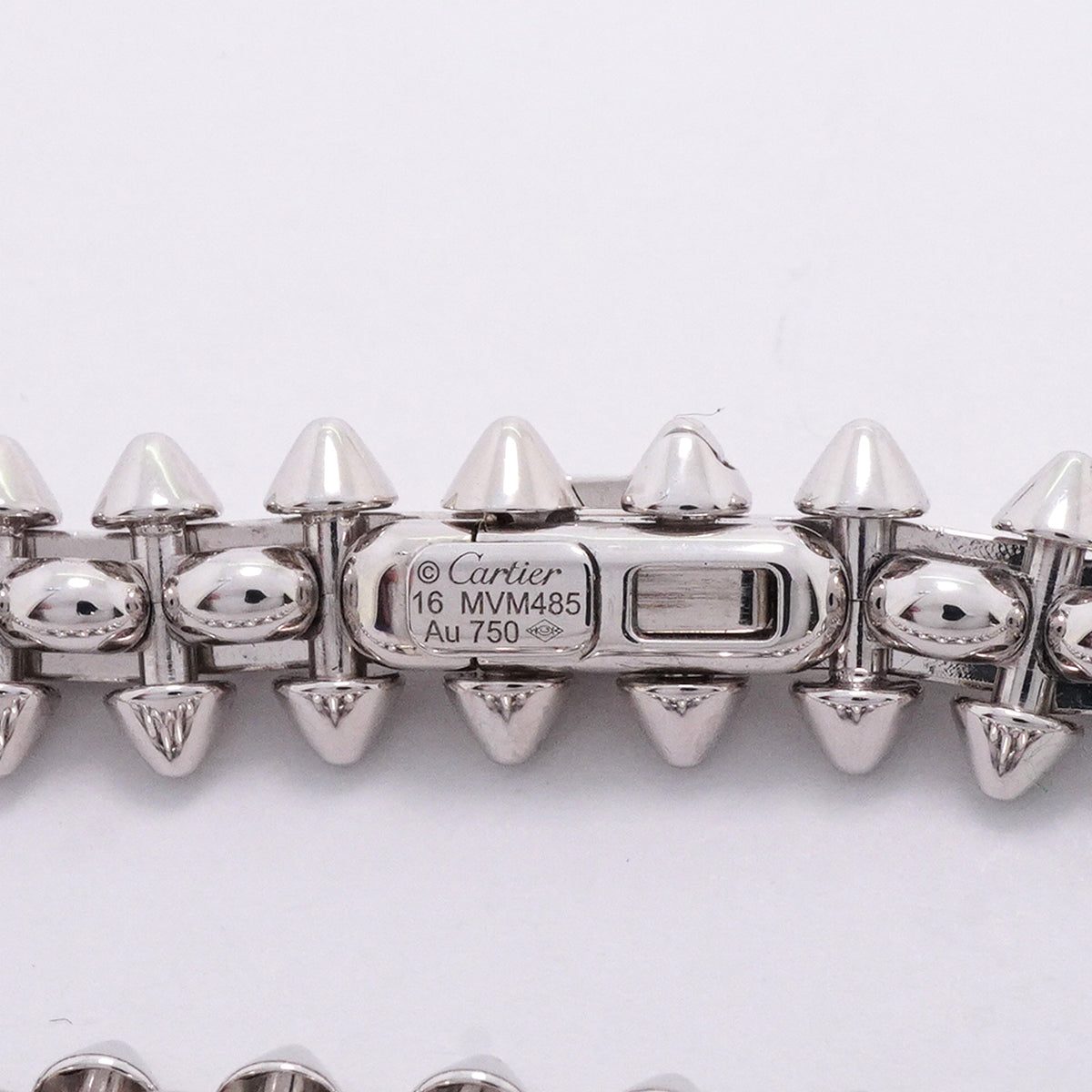 【6jib0586】カルティエ ブレスレット クラッシュ/ミディアムモデル K18WG ホワイトゴールド【中古】メンズ レディース ユニセックス