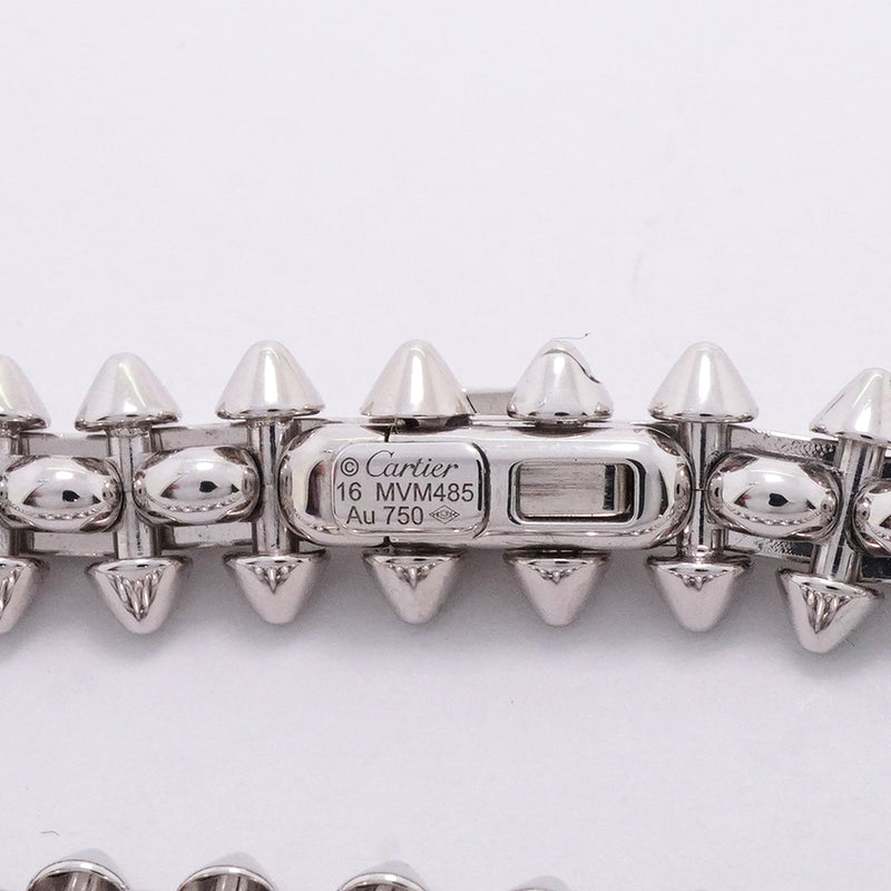 【6jib0586】カルティエ ブレスレット クラッシュ/ミディアムモデル K18WG ホワイトゴールド【中古】メンズ レディース ユニセックス