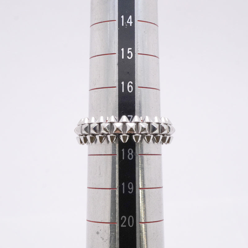 【6jib0587】カルティエ リング クラッシュ/スモールモデル K18WG ホワイトゴールド ＃58【中古】メンズ