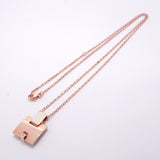 【6jib0588】エルメス ネックレス アイリーン GPメッキ ホワイト ピンクゴールド【中古】レディース