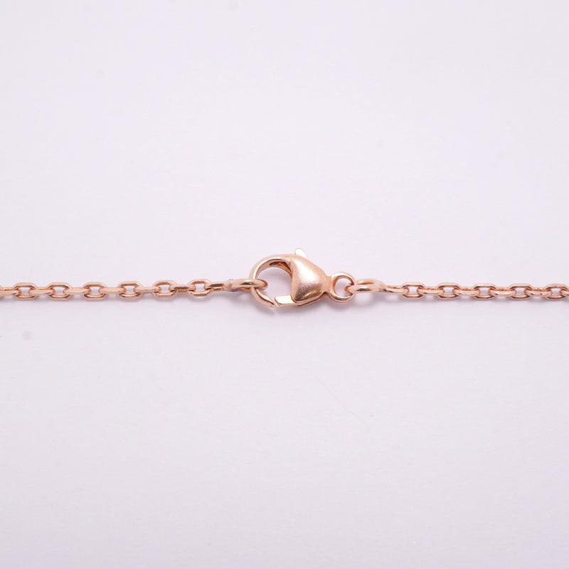 【6jib0588】エルメス ネックレス アイリーン GPメッキ ホワイト ピンクゴールド【中古】レディース