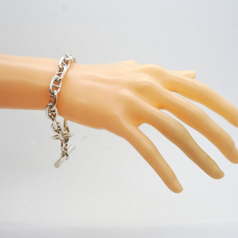 【6jib0592】エルメス ブレスレット シェーヌダンクル MM 17コマ シルバー925【中古】メンズ レディース ユニセックス