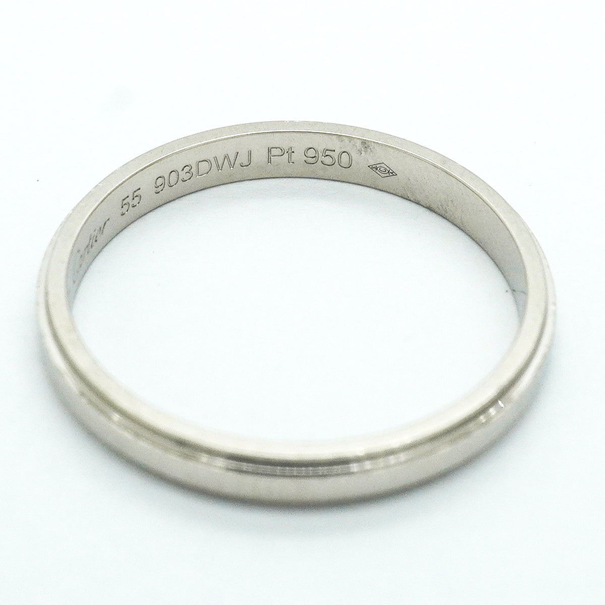 【6jib0594】カルティエ リング ダムール Pt950 プラチナ ＃55【中古】メンズ レディース ユニセックス