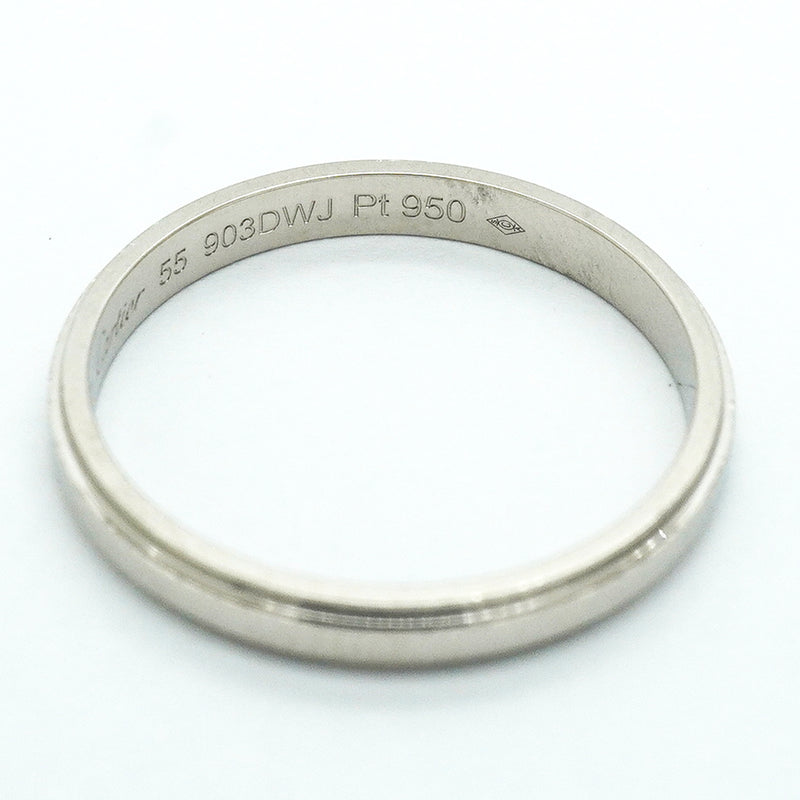 【6jib0594】カルティエ リング ダムール Pt950 プラチナ ＃55【中古】メンズ レディース ユニセックス