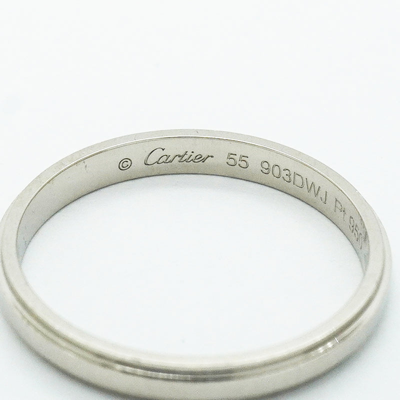 【6jib0594】カルティエ リング ダムール Pt950 プラチナ ＃55【中古】メンズ レディース ユニセックス
