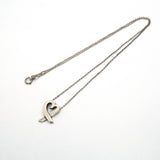 【6jib0595】ティファニー ネックレス ラビングハート シルバー925【中古】レディース