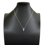 【6jib0599】ティファニー ネックレス スモールクロス シルバー925【中古】レディース