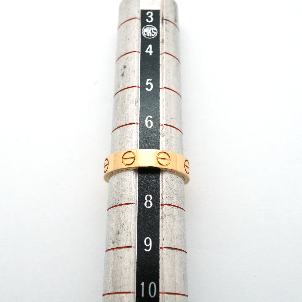 【6jib0612】カルティエ リング ミニラブ K18PG ピンクゴールド ＃47【中古】レディース