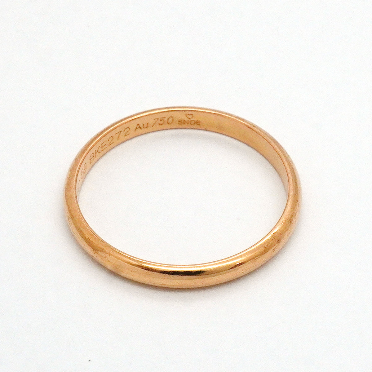 【6jib0626】カルティエ リング ウェディング K18PG ピンクゴールド ＃59【中古】メンズ