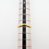 【6jib0640】ティファニー リング カーブドバンド K18YG イエローゴールド 11.5号【中古】レディース