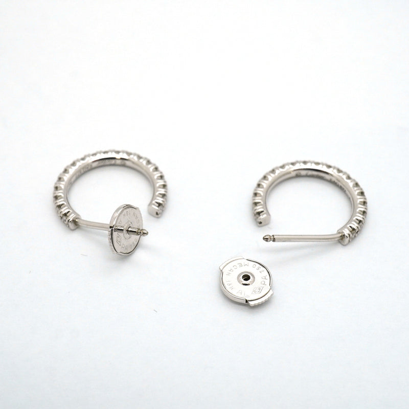 【6jib0642】カルティエ ピアス エタンセル ドゥ SM K18WG ホワイトゴールド ダイヤモンド【中古】レディース