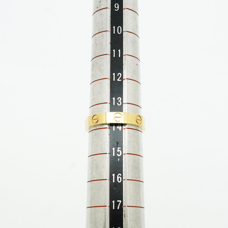 【6jib0645】カルティエ リング ミニラブ K18YG イエローゴールド ＃54【中古】レディース