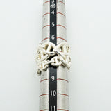 【6jib0647】エルメス リング アンシェネ シェーヌダンクル シルバー925 ＃47【中古】レディース