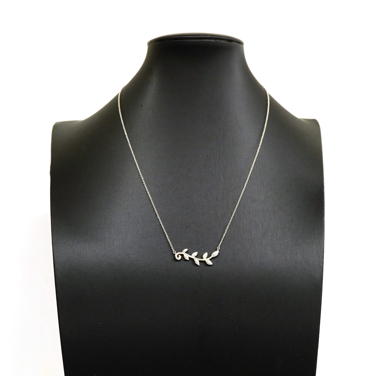 【6jib0648】ティファニー ネックレス オリーブリーフ/ヴァイン シルバー925【中古】レディース