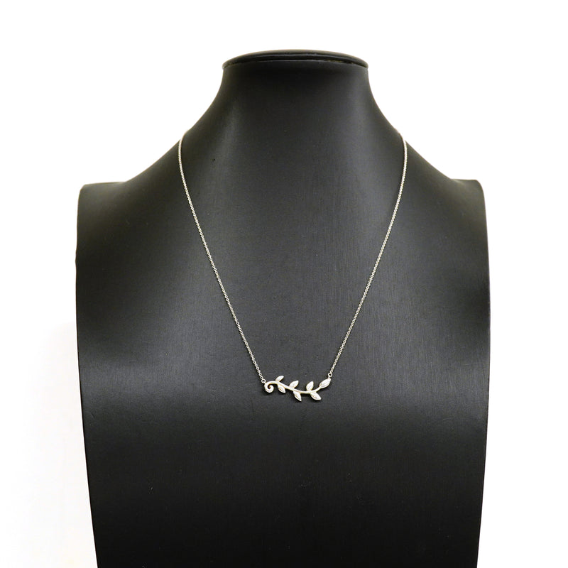 【6jib0648】ティファニー ネックレス オリーブリーフ/ヴァイン シルバー925【中古】レディース