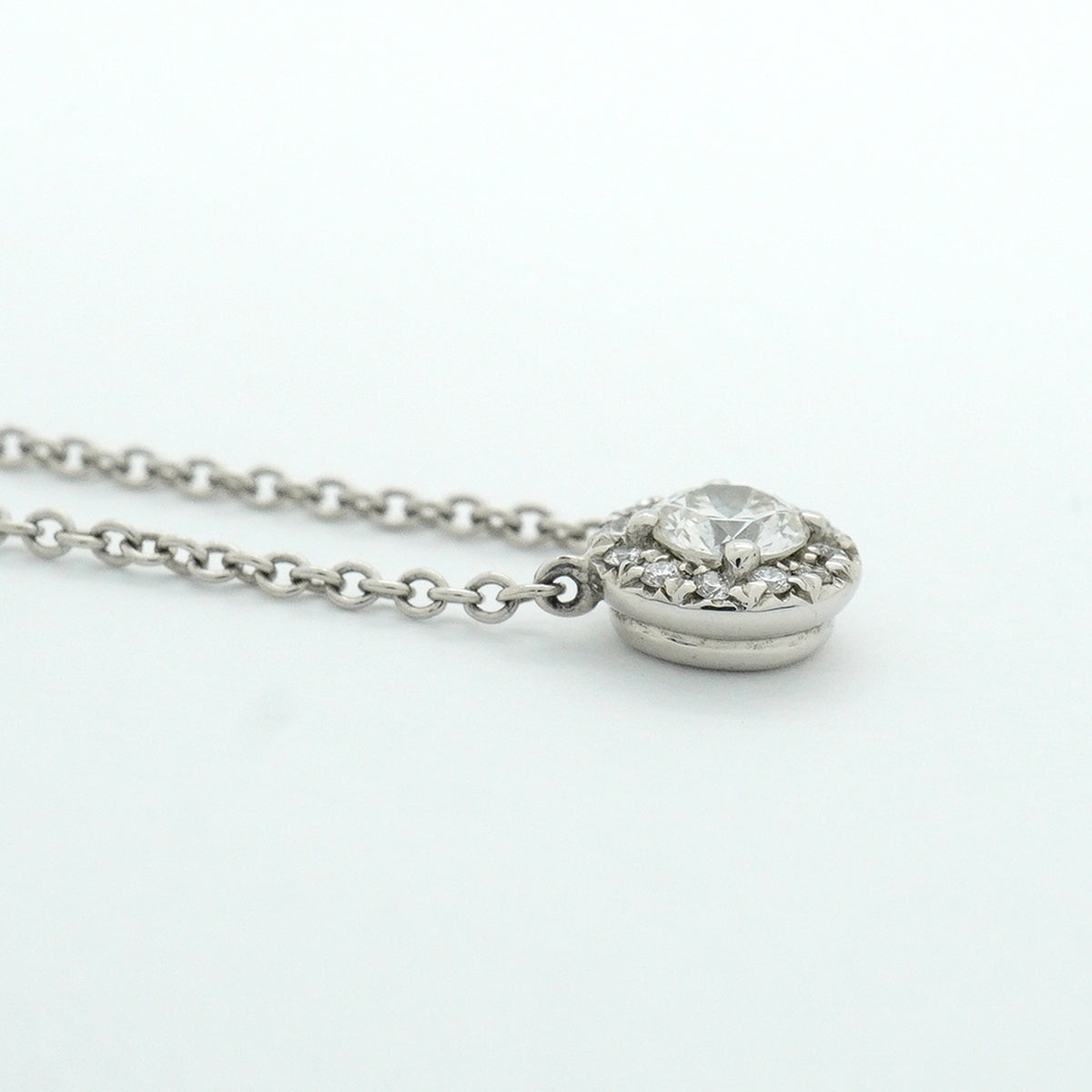 【6jib0654】ティファニー ネックレス ソレスト Pt950 プラチナ ダイヤモンド【中古】レディース