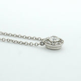 【6jib0654】ティファニー ネックレス ソレスト Pt950 プラチナ ダイヤモンド【中古】レディース