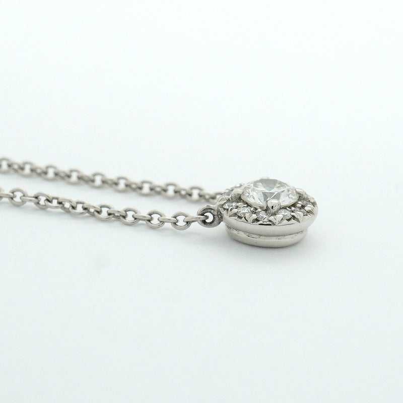 【6jib0654】ティファニー ネックレス ソレスト Pt950 プラチナ ダイヤモンド【中古】レディース