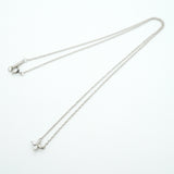 【6jib0656】ティファニー ネックレス ビクトリア ミニ Pt950 プラチナ ダイヤモンド【中古】レディース