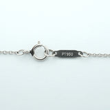 【6jib0656】ティファニー ネックレス ビクトリア ミニ Pt950 プラチナ ダイヤモンド【中古】レディース