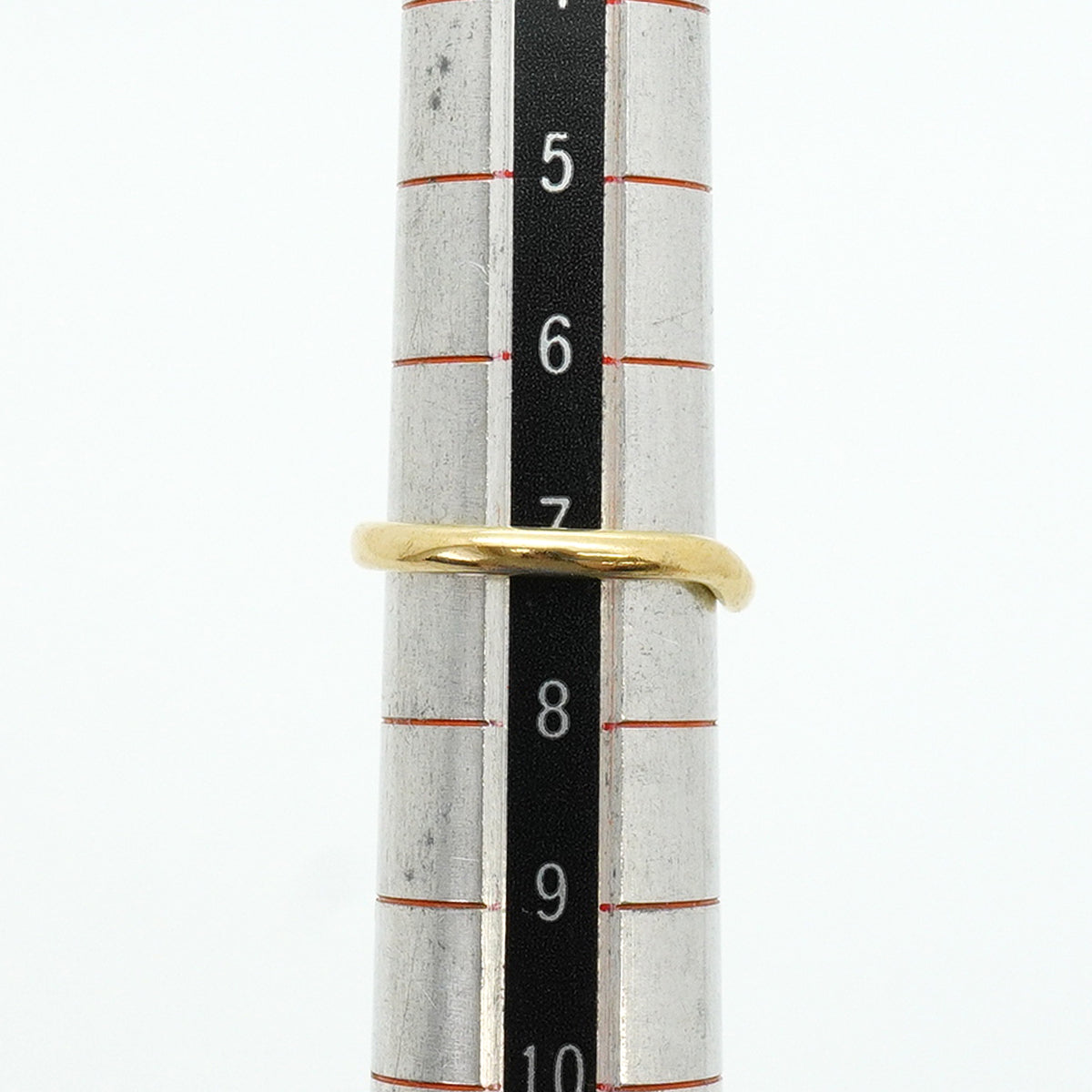【6jib0660】ティファニー リング カーブドバンド K18YG イエローゴールド 7号【中古】レディース