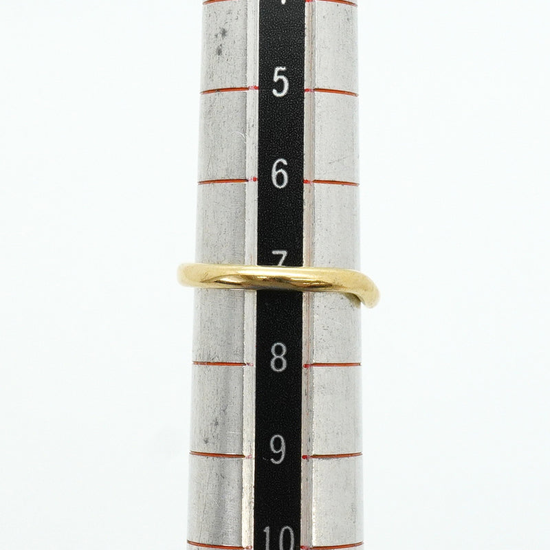 【6jib0660】ティファニー リング カーブドバンド K18YG イエローゴールド 7号【中古】レディース