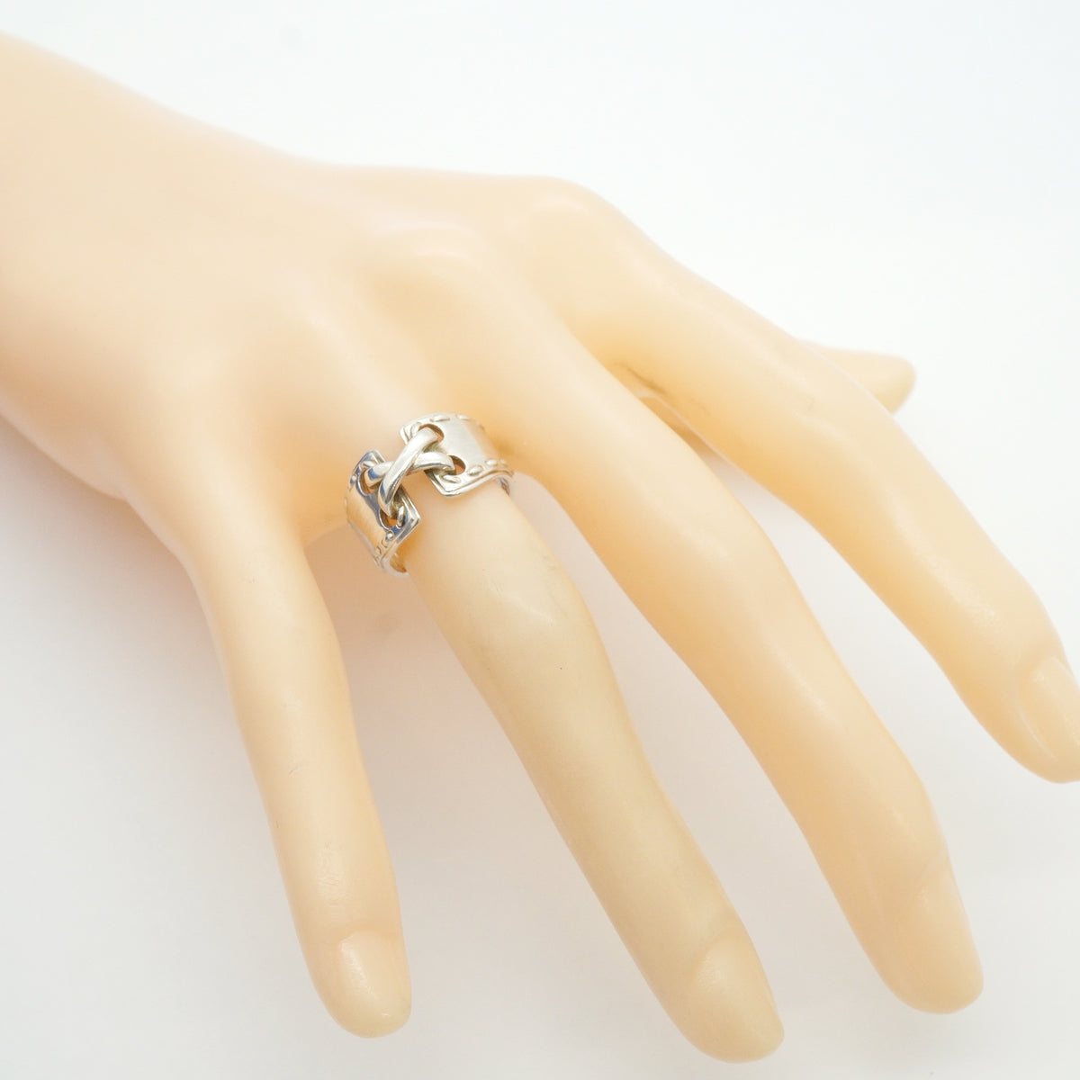 【6jib0662】エルメス リング メキシコ シルバー925 ＃51【中古】レディース