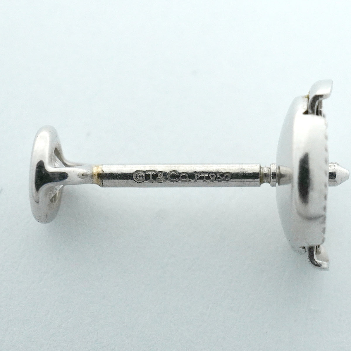 【6jib0665】ティファニー ピアス バイザヤード 1PD Pt950 プラチナ ダイヤモンド【中古】レディース