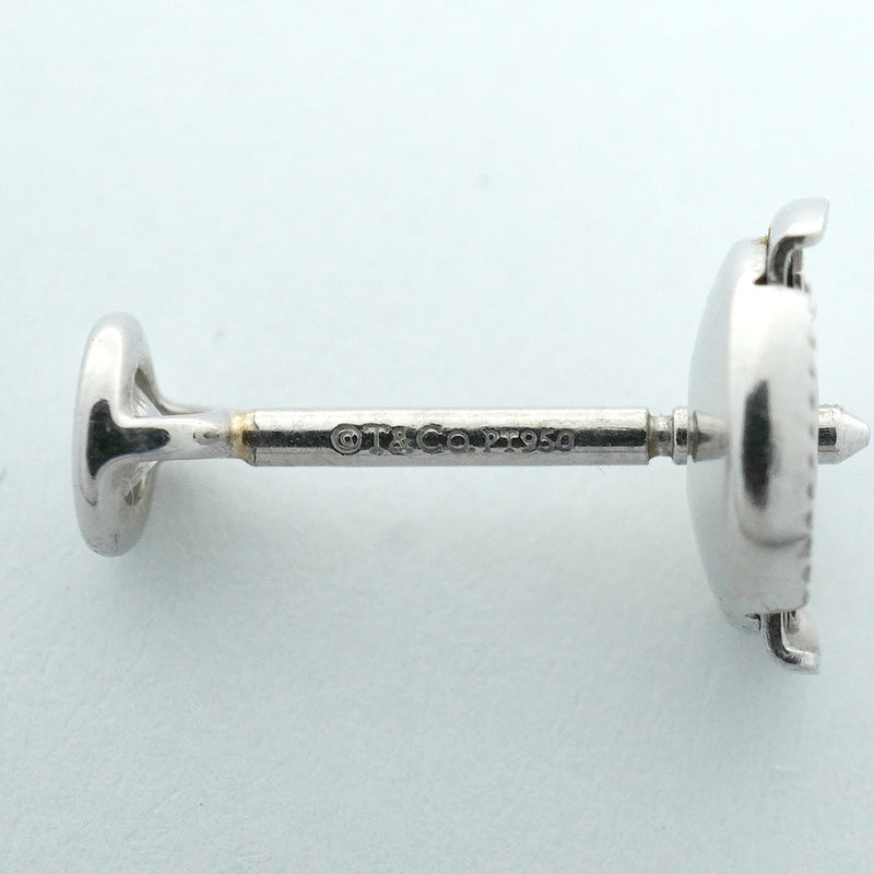【6jib0665】ティファニー ピアス バイザヤード 1PD Pt950 プラチナ ダイヤモンド【中古】レディース