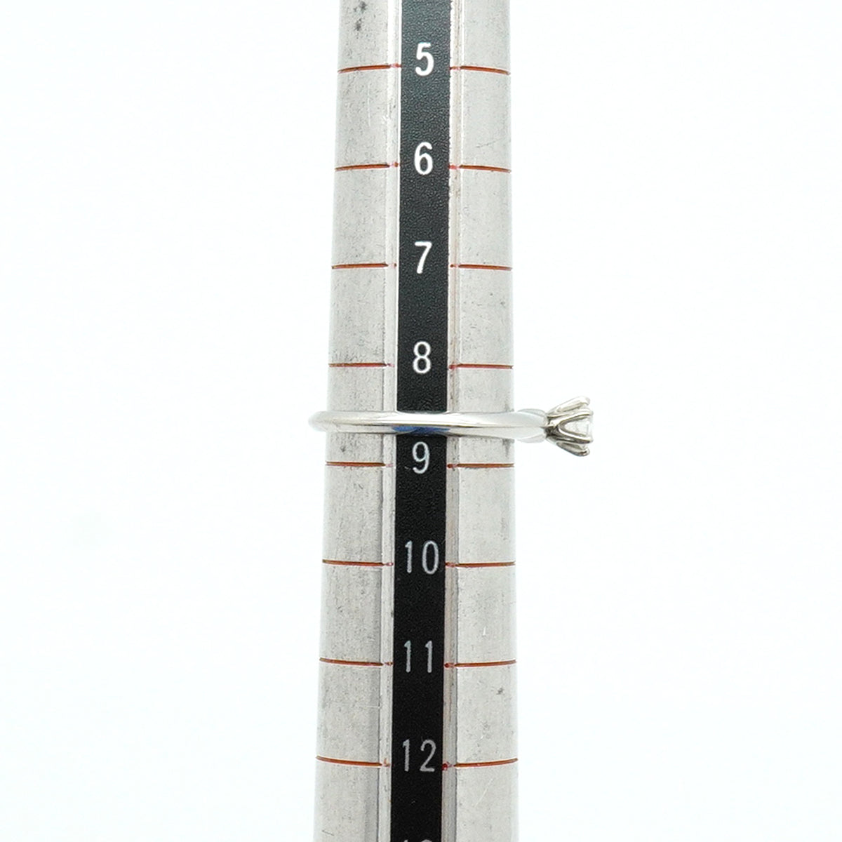 【6jib0666】ティファニー リング ソリティア 1PD Pt950 プラチナ ダイヤモンド 0.23ct 8.5号【中古】レディース