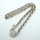 【6jib0669】ティファニー ネックレス リターントゥ オーバル シルバー925【中古】レディース