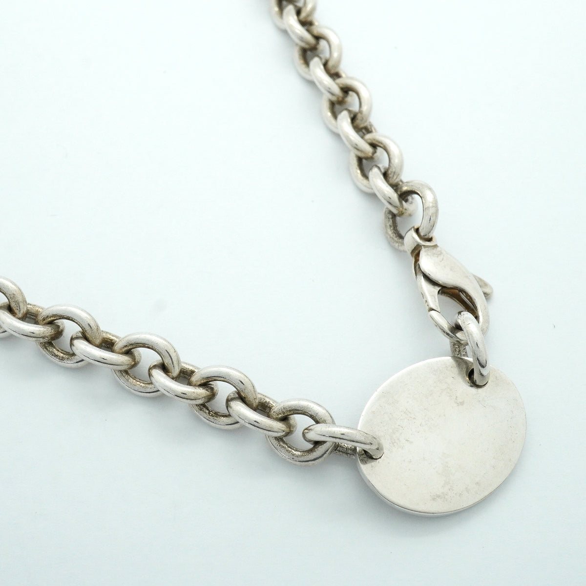 【6jib0669】ティファニー ネックレス リターントゥ オーバル シルバー925【中古】レディース