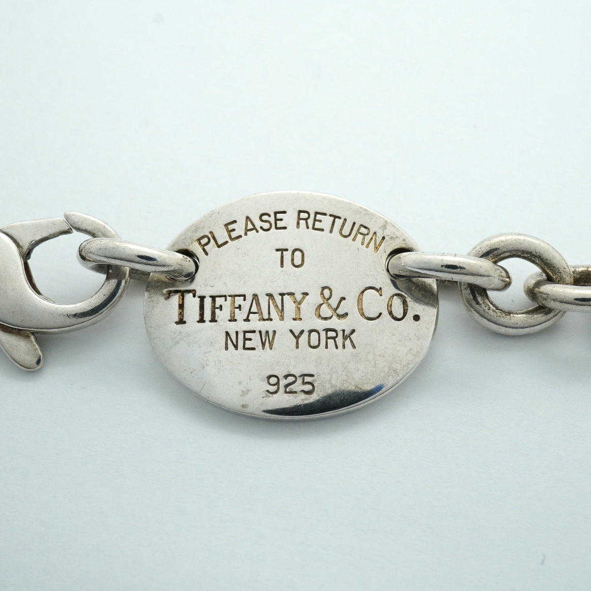 【6jib0669】ティファニー ネックレス リターントゥ オーバル シルバー925【中古】レディース
