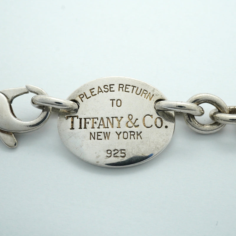【6jib0669】ティファニー ネックレス リターントゥ オーバル シルバー925【中古】レディース
