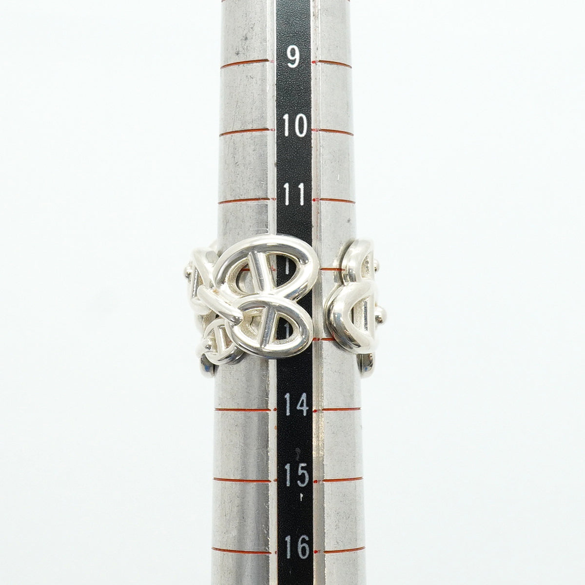 【6jib0670】エルメス リング アンシェネ シェーヌダンクル シルバー925 ＃53【中古】レディース