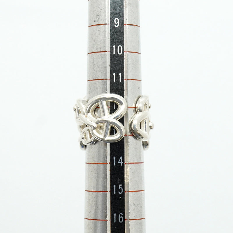 【6jib0670】エルメス リング アンシェネ シェーヌダンクル シルバー925 ＃53【中古】レディース