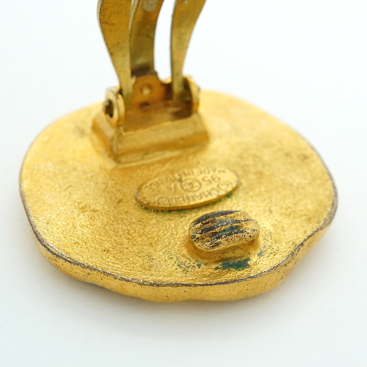 【6jib0675】シャネル イヤリング ヴィンテージ ココマーク GPメッキ ゴールド【中古】レディース