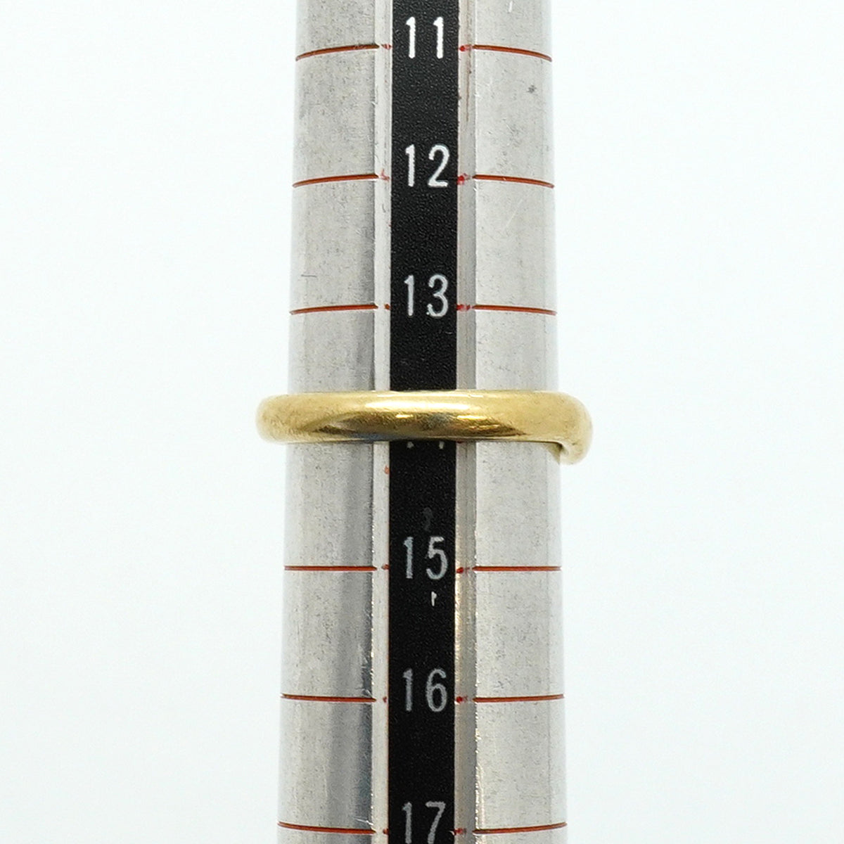 【6jib0680】ティファニー リング カーブドバンド K18YG イエローゴールド 14号【中古】レディース