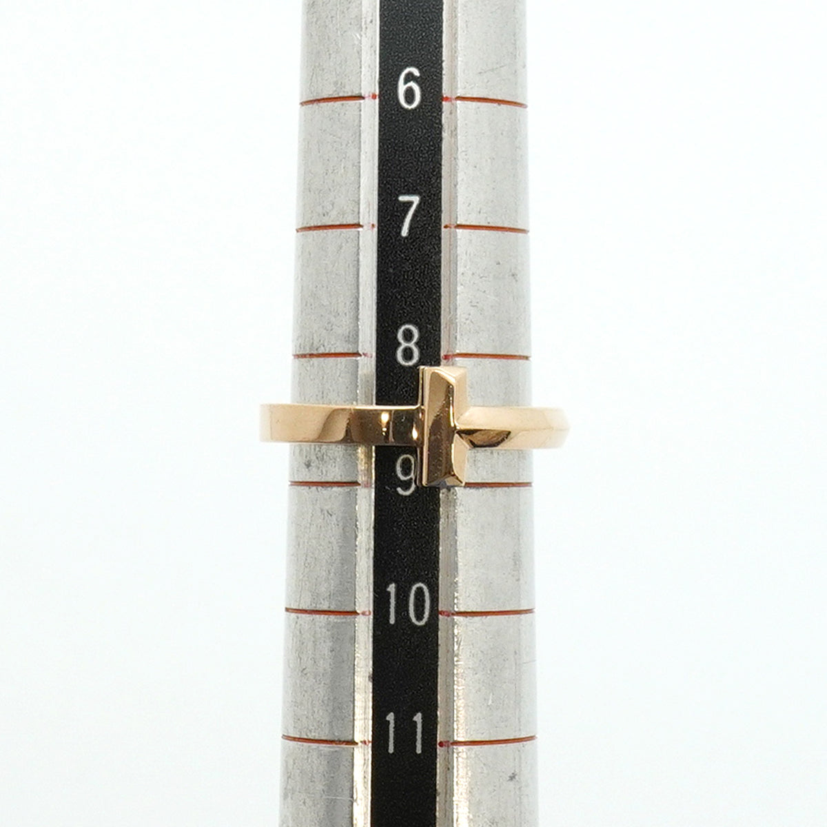 【6jib0681】ティファニー リング Tワン K18PG ピンクゴールド 8.5号【中古】レディース