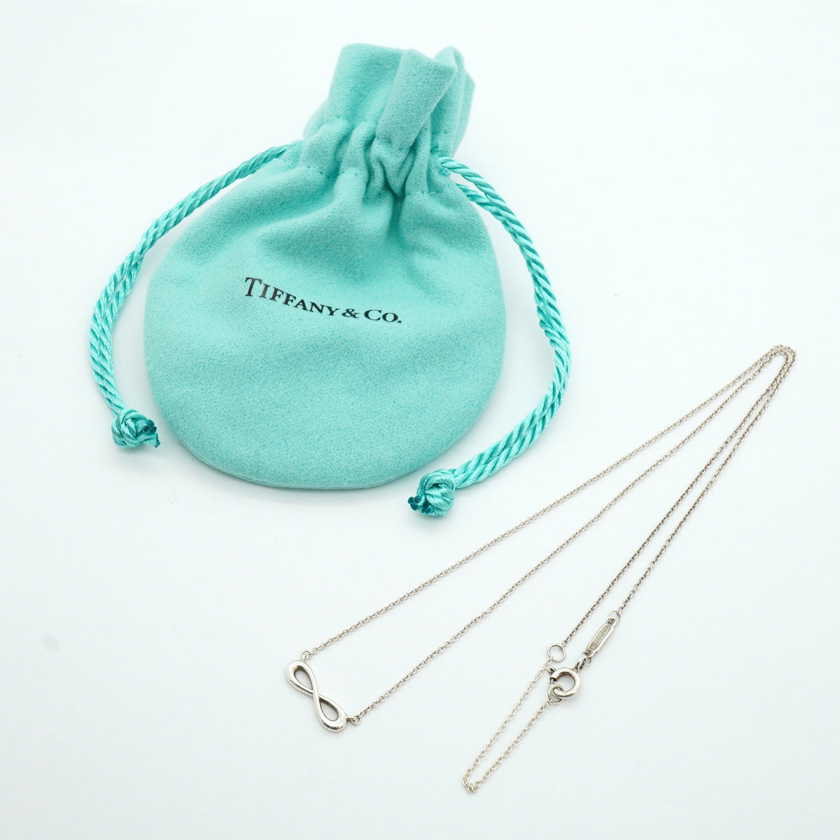 【6jib0682】ティファニー ネックレス インフィニティ シルバー925【中古】レディース