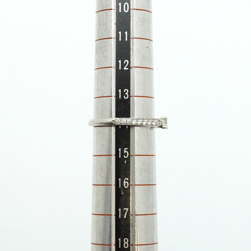 【6jib0684】ティファニー リング ハーモニー Pt950 プラチナ ダイヤモンド 0.20ct 14号【中古】レディース