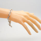 【6jib0690】エルメス ブレスレット シェーヌダンクル MM 15コマ シルバー925【中古】レディース